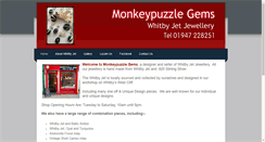 Desktop Screenshot of monkeypuzzlegems.co.uk