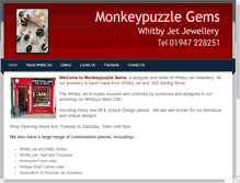 Tablet Screenshot of monkeypuzzlegems.co.uk